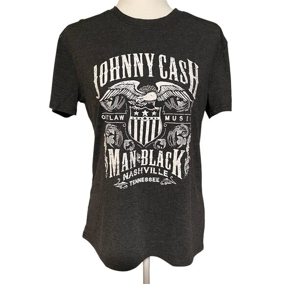 Johnny Cash Men's Man in Black T-shirt Size Medium - Picture 1 of 5